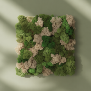 Beež ja roheline 40x40